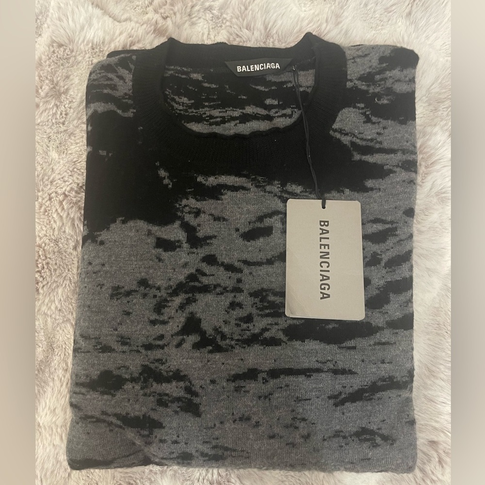 Balenciaga Mens Wool Sweater Size M